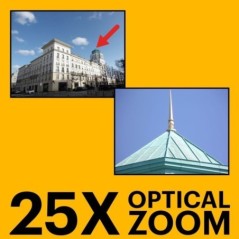 KODAK Pixpro Astro Zoom AZ255 - Appareil Photo Bridge Numérique 16 Mpixels, Zoom Optique 25X, Video HD 1080p, Grand Angle 24