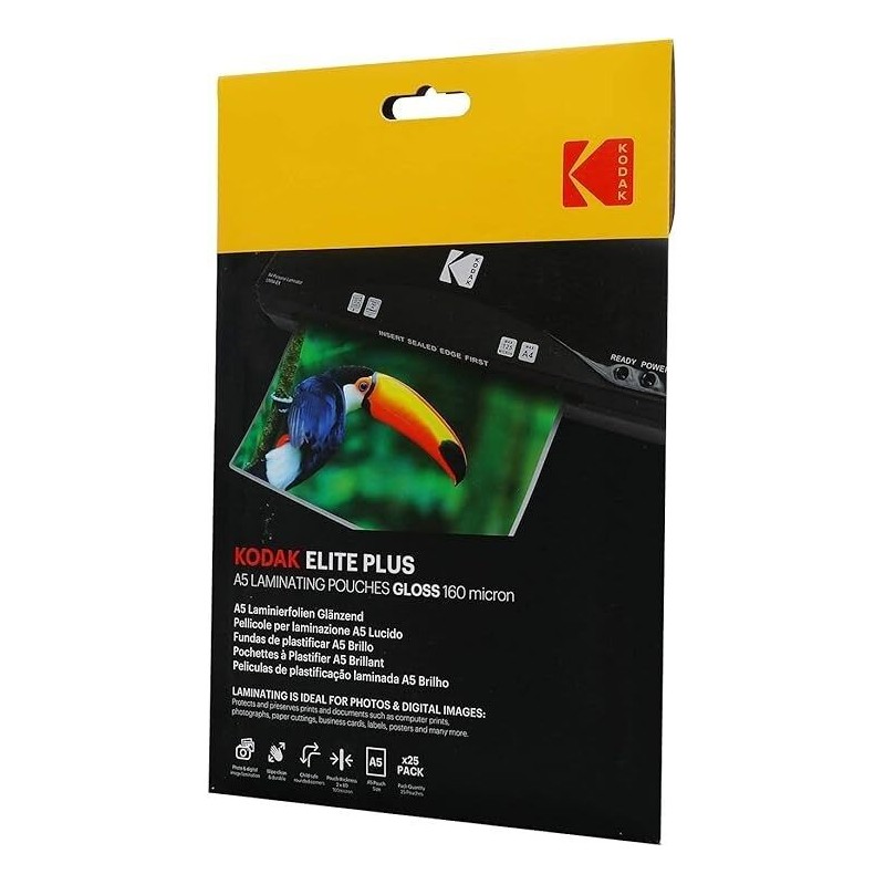 KODAK KD-LMA3-PK50A Pochettes de plastification A3, 125 microns, Lot de 50