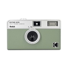 KODAK EKTAR H35 Caméra de Film Demi-Format 35 mm, réutilisable, sans Mise au Point, léger, Facile à Utiliser (Vert Sauge) (Fi