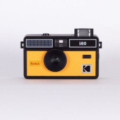 Kodak i60 Appareil Photo réutilisable 35 mm – Style rétro, sans Mise au Point, Flash intégré, Appuyez et Flash Pop-up (Jaune)