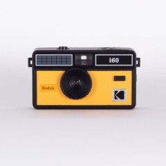 Kodak i60 Appareil Photo réutilisable 35 mm – Style rétro, sans Mise au Point, Flash intégré, Appuyez et Flash Pop-up (Jaune)