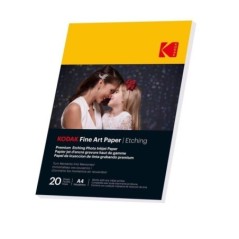 KODAK Fine Art Paper/Etching Pack de 50 feuilles de papier photo haut de gamme texturé Format 10 x 15 cm (A6) Finition