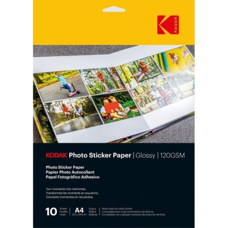 KODAK Photo Sticker Paper A6 X20 | Gloss 120gsm - 8.5"x11"