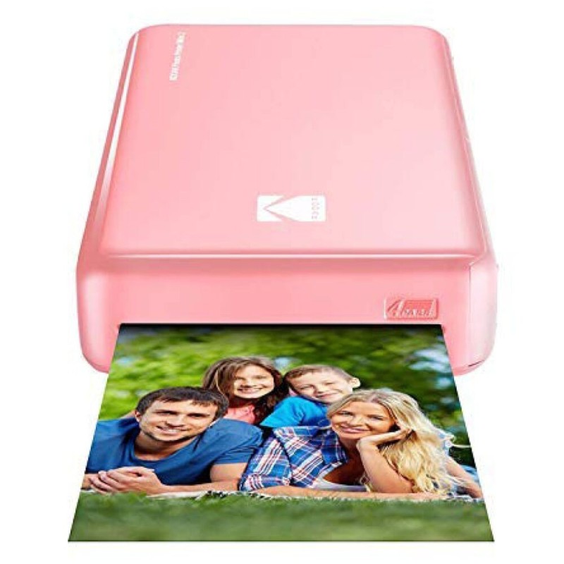 KODAK PM220 Imprimante Photo Printer, Photos 5.4 * 8.6 cm, WIFI, Compatible avec iOS et Android Rose