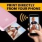 KODAK PM220 Imprimante Photo Printer, Photos 5.4 * 8.6 cm, WIFI, Compatible avec iOS et Android Rose