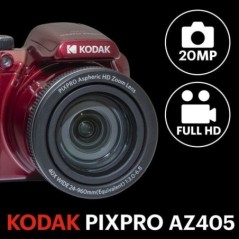 KODAK Pixpro Astro Zoom AZ425 Appareil Photo Numérique Bridge, Zoom Optique 42X, Grand Angle de 24 mm, 20 mégapixels, LCD 3