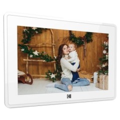 KODAK Cadre Photo numérique 10 Pouces Wi-FI RCF106 - Blanc - Blanc - 10 Pouces