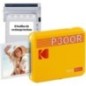 KODAK Mini 3 Retro 4PASS Imprimante Photo Portable (7,6x7,6cm) Jaune