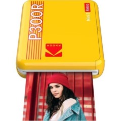 KODAK Mini 3 Retro 4PASS Imprimante Photo Portable (7,6x7,6cm) - Jaune