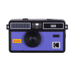 Kodak i60 Appareil Photo réutilisable 35 mm – Style rétro, sans Mise au Point, Flash intégré, Appuyez et Flash Pop-up (Bleu)