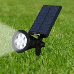 Spot solaire projecteur LED SPIKY W34 H42cm