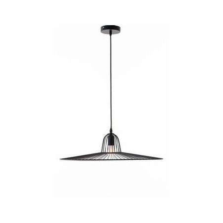 Suspension ELVIRA D60 BLACK avec monture électrique E27 ⌀60cm