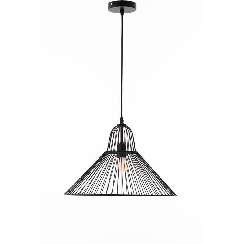 Suspension ELVIRA D47 BLACK avec monture électrique E27 ⌀47cm