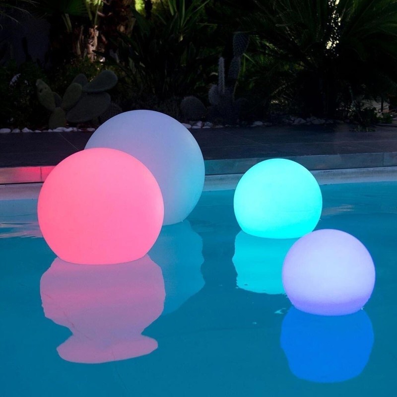 Boule lumineuse sans fil flottante multicolore BOBBY ∅20cm