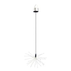 Suspension solaire étincelante festive micro LED blanc chaud FIREWORKS H70cm