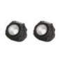 Lot de 2 rochers solaires LED ROCKY H11cm