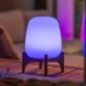 Lampe de table sans fil LED multicolore  PALMY H26cm