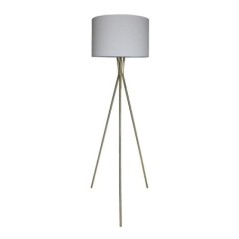 Lampadaire tripode intérieur NOELIE GOLD douille E27 H150 cm