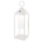 Lanterne en aluminium LED blanc chaud SANTORIN WHITE H47cm