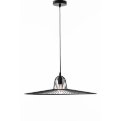 Suspension ELVIRA D60 BLACK avec monture électrique E27 ⌀60cm