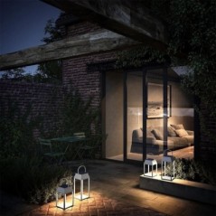 Lanterne solaire décorative LED PAROS H29cm