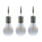 Lot de 3 ampoules solaires à suspendre FILAMENT EDISUN