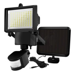 Projecteur solaire noir LED COOPER BLACK H22cm