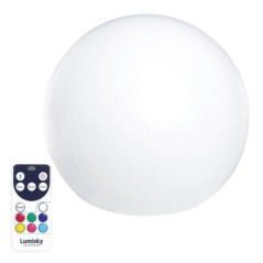 Boule lumineuse sans fil flottante multicolore BOBBY ∅30cm