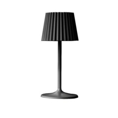 Lampe de table sans fil LED ABBY BLACK H30cm