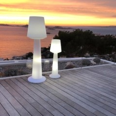 Lampadaire design lumineux filaire LED AUSTRAL H110cm culot E27