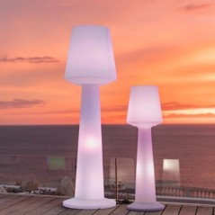 Lampadaire design lumineux filaire LED AUSTRAL H110cm culot E27