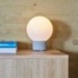 Lampe de table sans fil touch LED TERRA CONCRETE H25cm