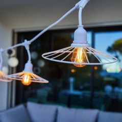 Guirlande lumineuse raccordable CHIC WHITE LIGHT CONNECTABLE 6m