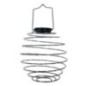 Suspension solaire spirale métal micro LED blanc chaud ORION H37cm