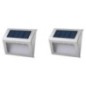 Lot de 2 projecteurs solaires LED WALLY H10cm