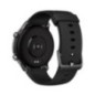 Montre SMARTY mixte avec GPS SW031A Boitier rond noir en ABS et céramique Bracelet silicone noir