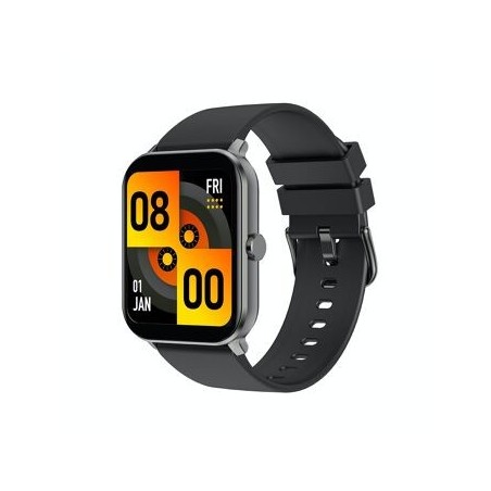 Montre connectée Bracelet en silicone Alerte de la fréquence cardiaque, Appels Bluetooth, graphe, Effet lampe torche