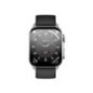 Montre Smarty mixte ULTRA AMOLED SW080 Boitier rectangulaire en métal Bracelet en silicone