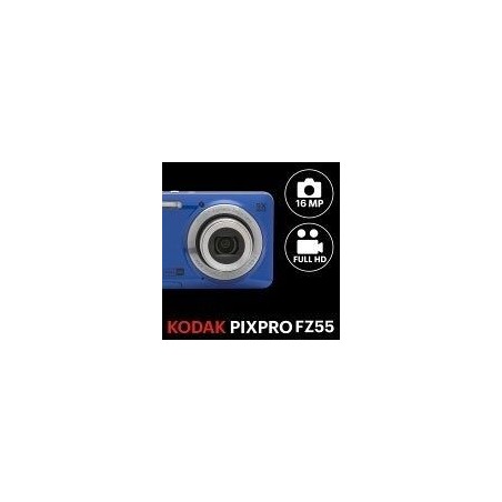 KODAK Pixpro FZ55 Appareil Photo Numérique 16 Mégapixels, Zoom Optique 5X, Ecran LCD 2.7, Stabilisateur Optique, Full Vidéo