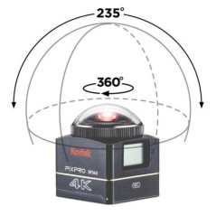 KODAK Pixpro Caméra Numérique SP360 4K avec Combo B Pack Explorer