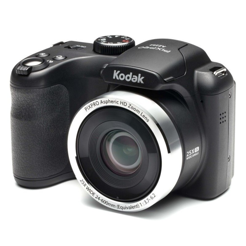 KODAK Pixpro AZ252 Appareil Photo Bridge Numérique 16 Mpixels, Zoom optique 25X, Video HD 720p, Grand angle 24 mm, Noir