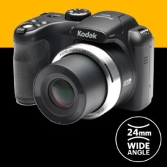 KODAK Pixpro AZ252 - Appareil Photo Bridge Numérique 16 Mpixels, Zoom optique 25X, Video HD 720p, Grand angle 24 mm, Stabilis