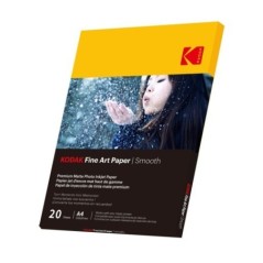 Kodak 20 Feuilles De Papier Photo 230g/m², A4, Jet D'encre Effet Lisse 9891092