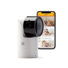 KODAK Cherish C525P Moniteur vidéo Intelligent pour bébé, vidéo de qualité pour des vérifications Rapides et en Toute Confian