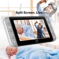 KODAK Cherish C525P Moniteur vidéo Intelligent pour bébé, vidéo de qualité pour des vérifications Rapides et en Toute Confian