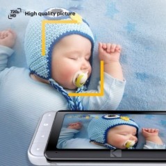 KODAK Cherish C525P Moniteur vidéo Intelligent pour bébé, vidéo de qualité pour des vérifications Rapides et en Toute Confian