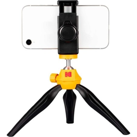 KODAK Smartphone Tripod - Vlogging Trépied/poignée pour smartphones et caméras avec système de fixation à vis ¼ (Parfait pour